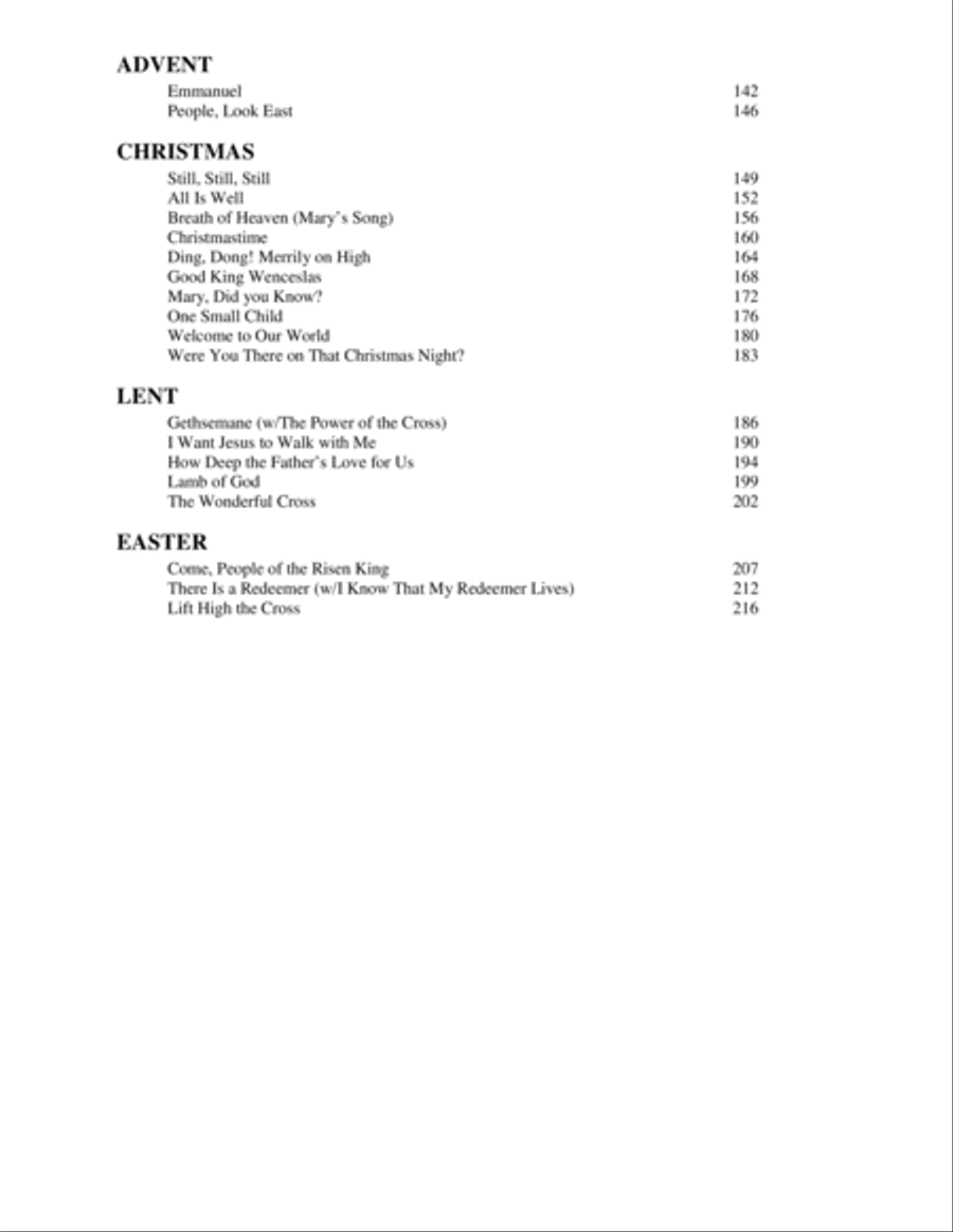 Essential Collection of Contemporary Piano Settings, The-Digital Download Piano Solo scores gallery preview page 5
