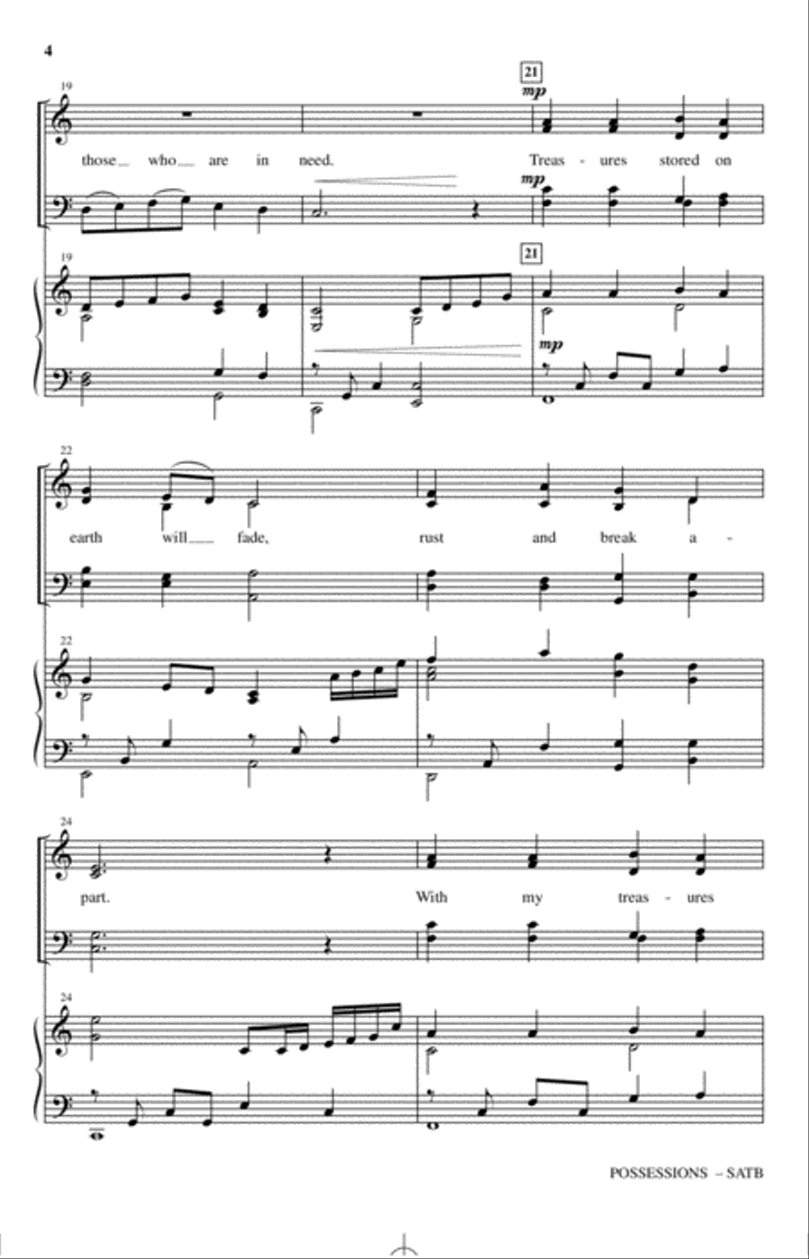 Possessions 4-Part scores gallery preview page 3