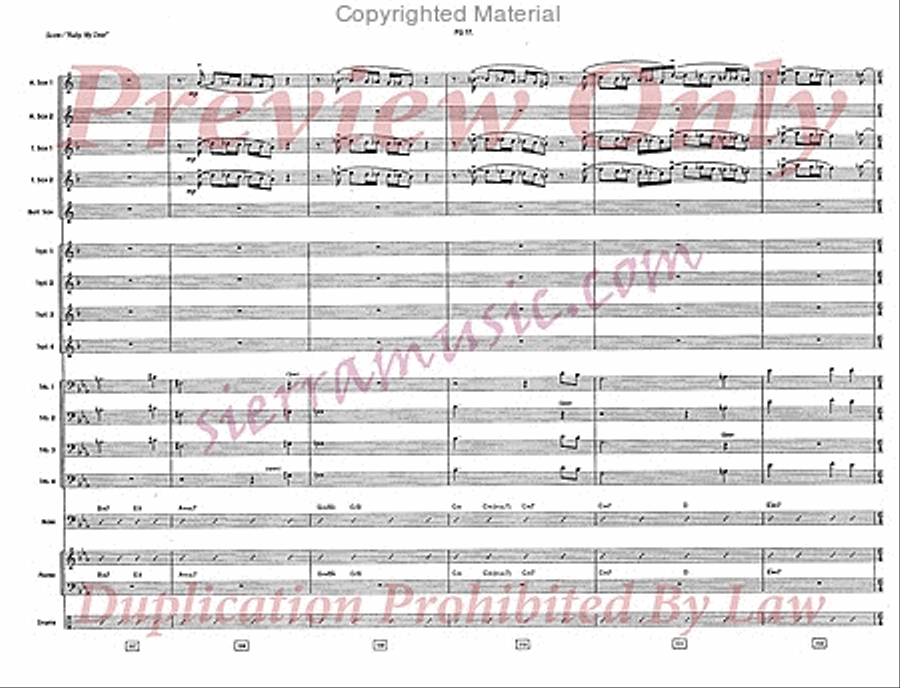 Ruby, My Dear Big Band scores gallery preview page 18