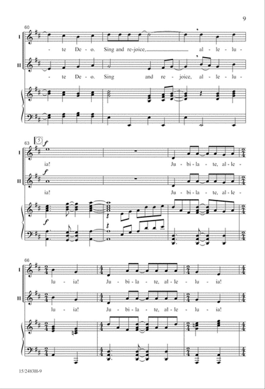 Jubilate, Alleluia! Jubilate, Alleluia! 2-Part scores gallery preview page 10