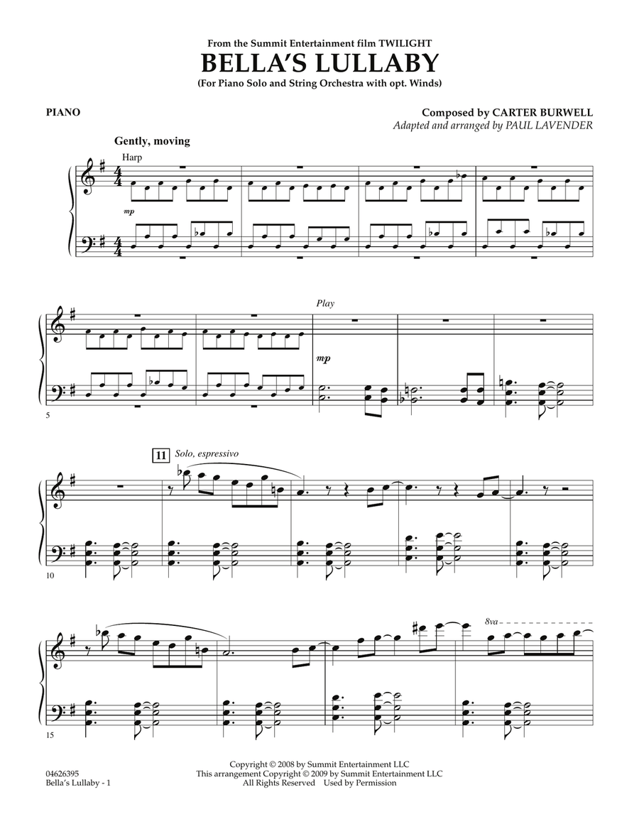 Bella's Lullaby (from 