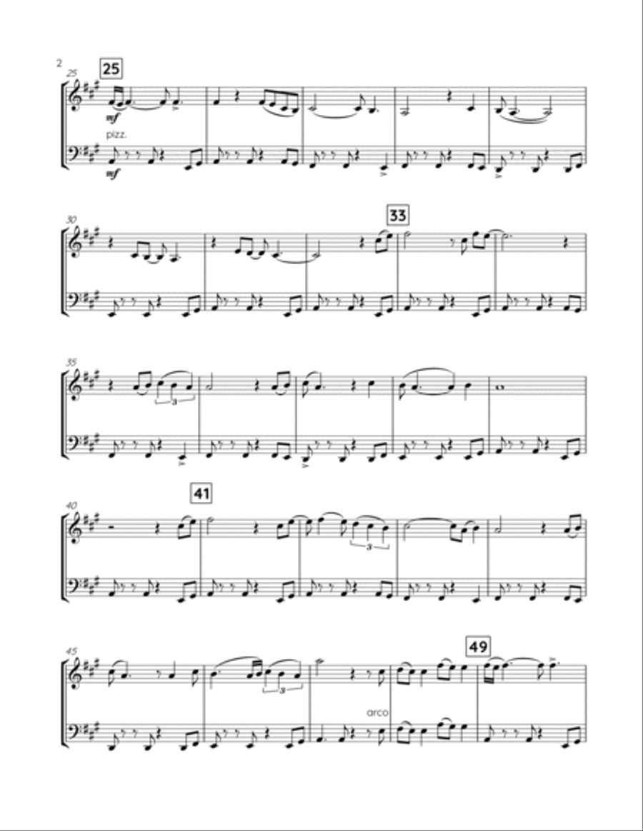 Stand By Me Stand By Me String Duet scores gallery preview page 2