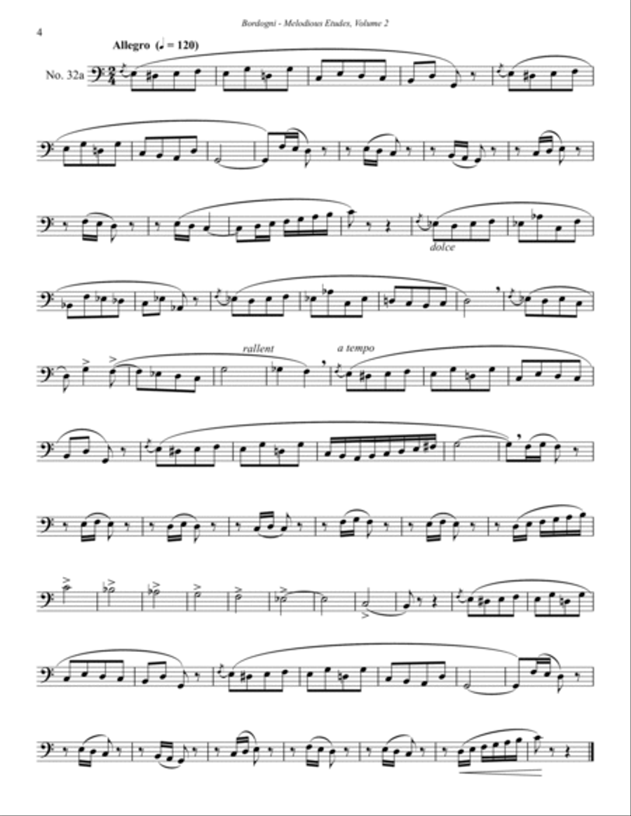 120 melodious etudes 2025 for trombone