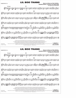Lil Boo Thang (arr. Jay Bocook) - Baritone T.C.