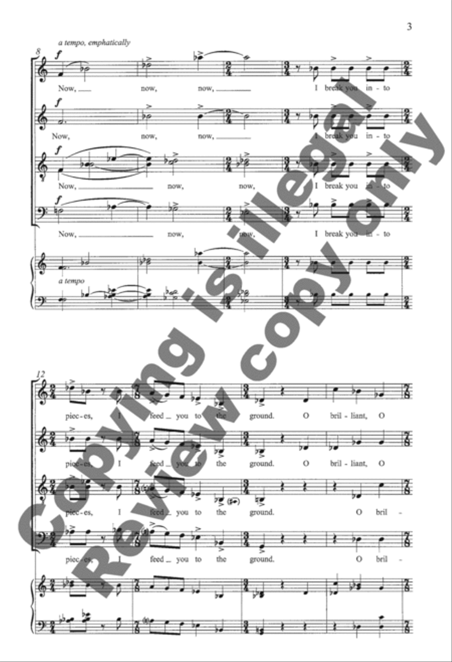 The Blue Estuaries: 2. I Saw Eternity Divisi scores gallery preview page 3