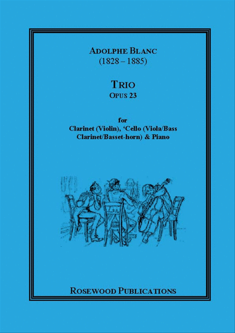 Trio, Op. 23 Clarinet scores gallery preview page 1