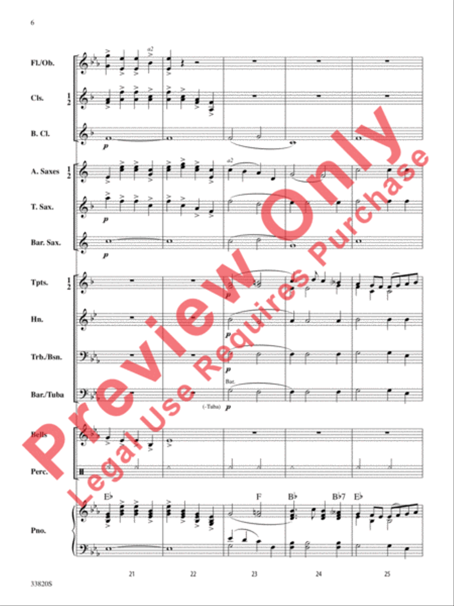 The Prince of Denmark's March Concert Band scores gallery preview page 7