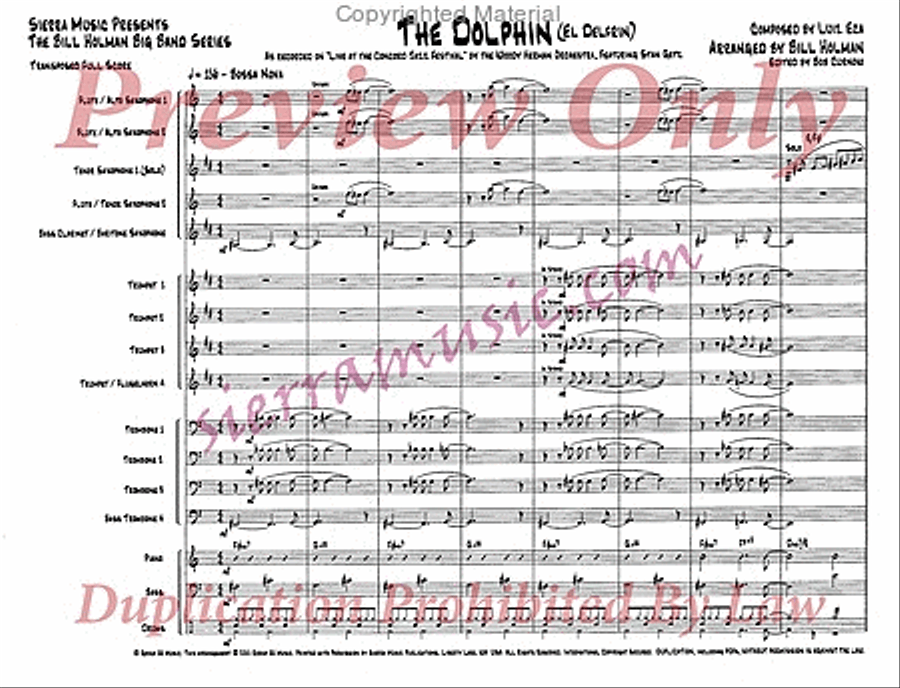 The Dolphin Big Band scores gallery preview page 2