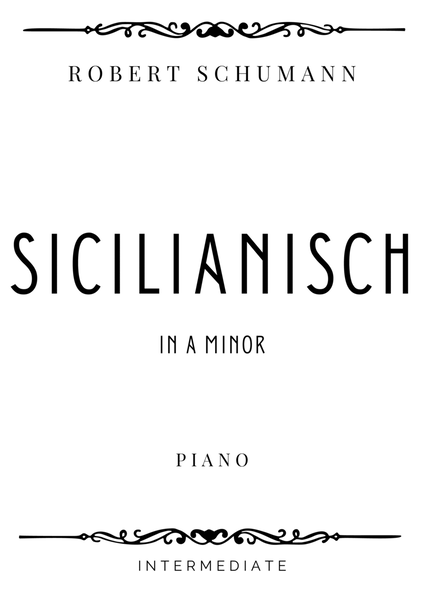 Schumann - Sicilianisch (Sicilienne) in A Minor - Intermediate image number null