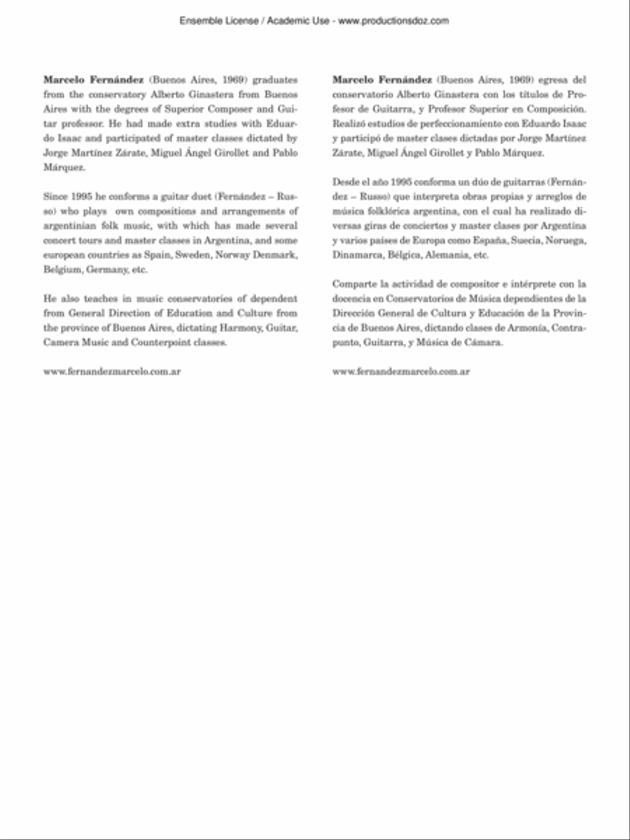 Six Studies Classical Guitar scores gallery preview page 2