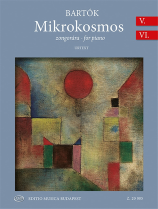 Book cover for Mikrokosmos for piano Volume 5-6, BB 105
