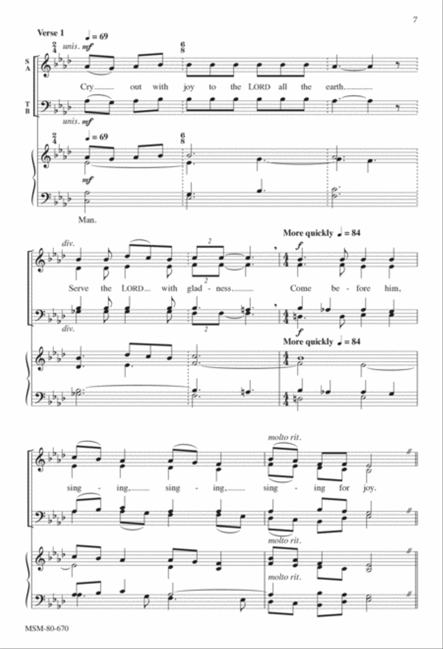 My Heart Is Ready 4-Part scores gallery preview page 5