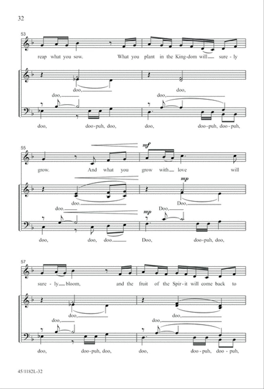 All Around A Cappella 4-Part scores gallery preview page 32