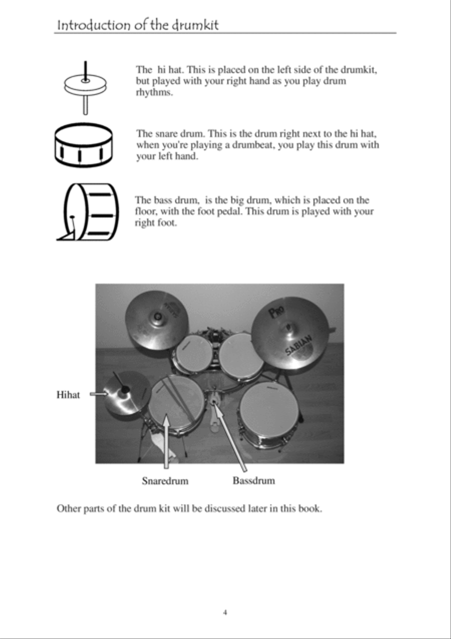 Drumkidz drumbook for children Drum Set scores gallery preview page 4