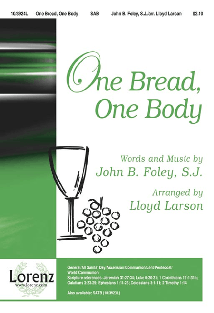 One Bread, One Body 3-Part scores gallery preview page 1