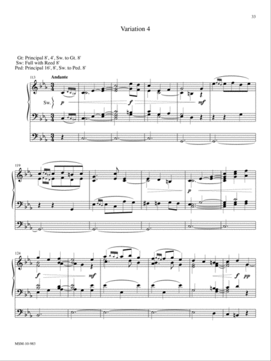 America the Beautiful Five Patriotic Pieces for Organ Organ Solo scores gallery preview page 13