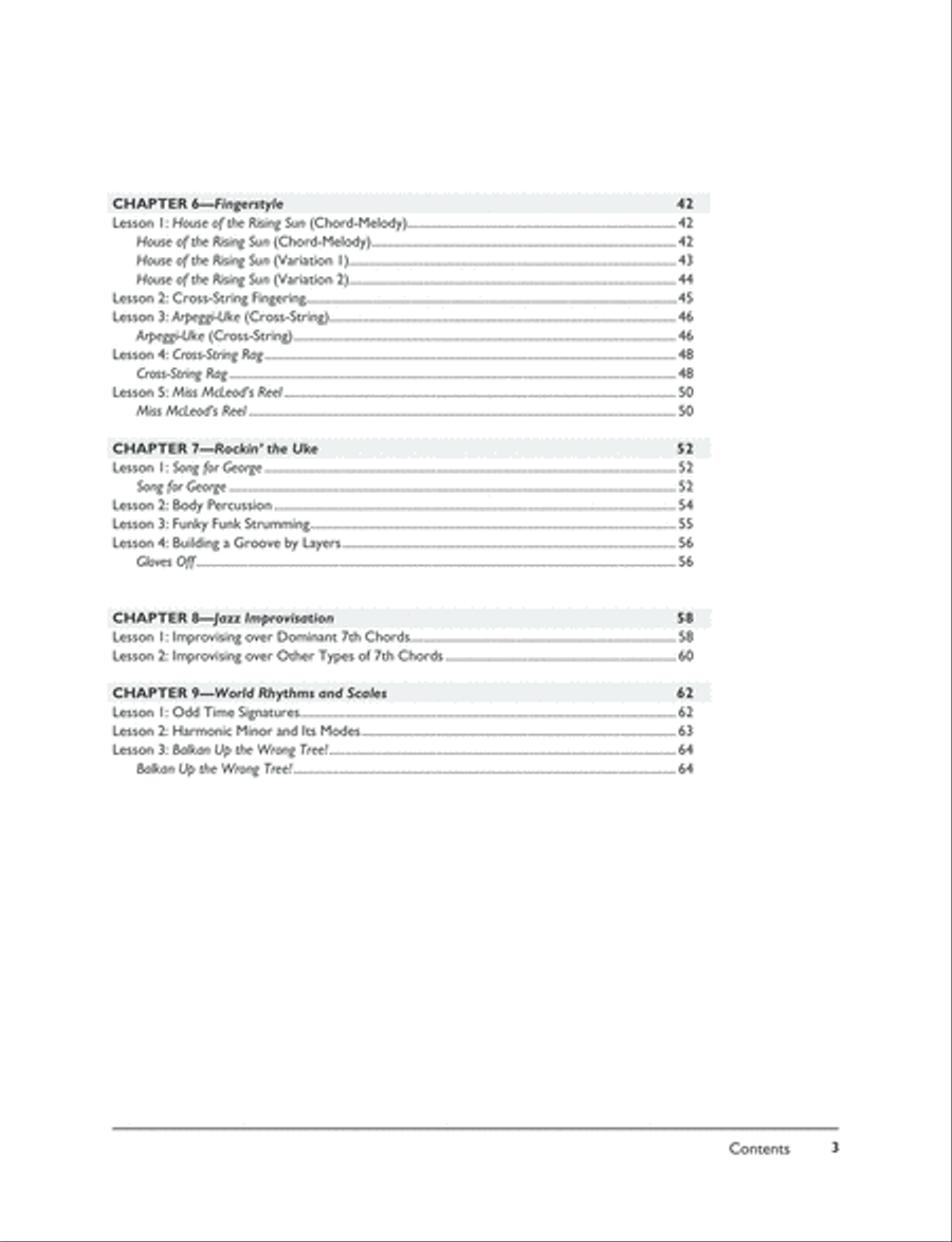 The Complete Ukulele Method -- Mastering Ukulele Ukulele scores gallery preview page 3