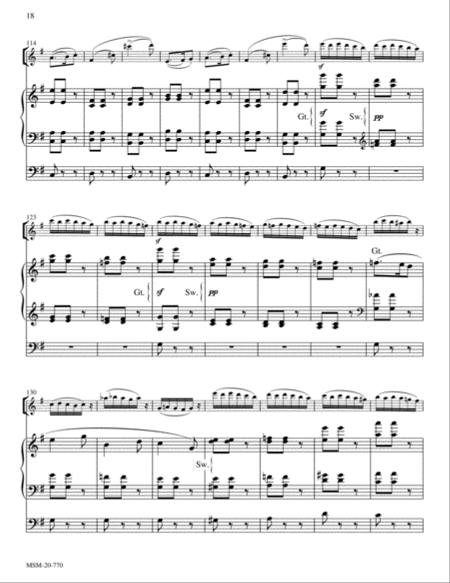 Romance and Scherzo from Suite, Op. 34 Flute scores gallery preview page 10