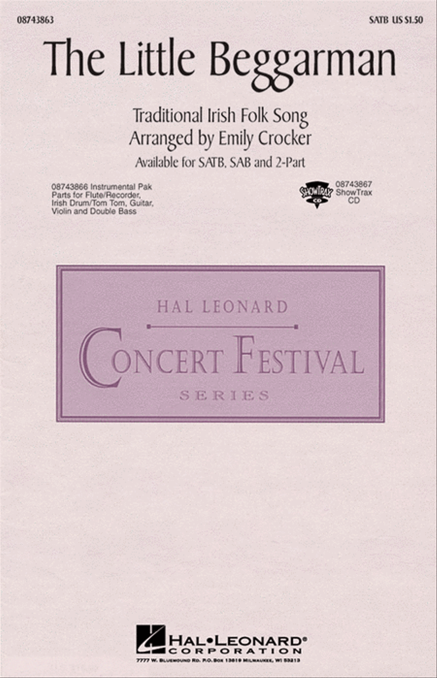 The Little Beggarman 4-Part scores gallery preview page 1