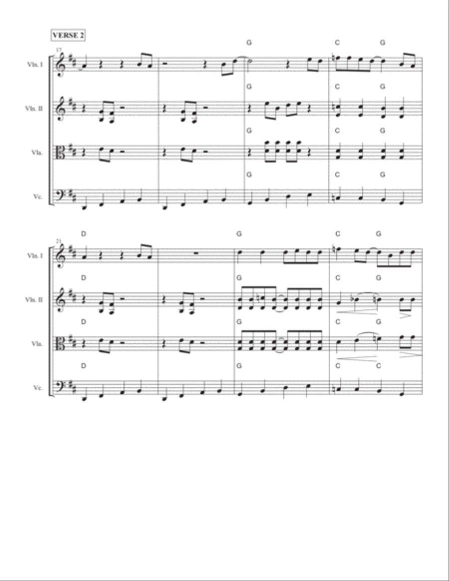 Crazy Little Thing Called Love String Trio scores gallery preview page 3