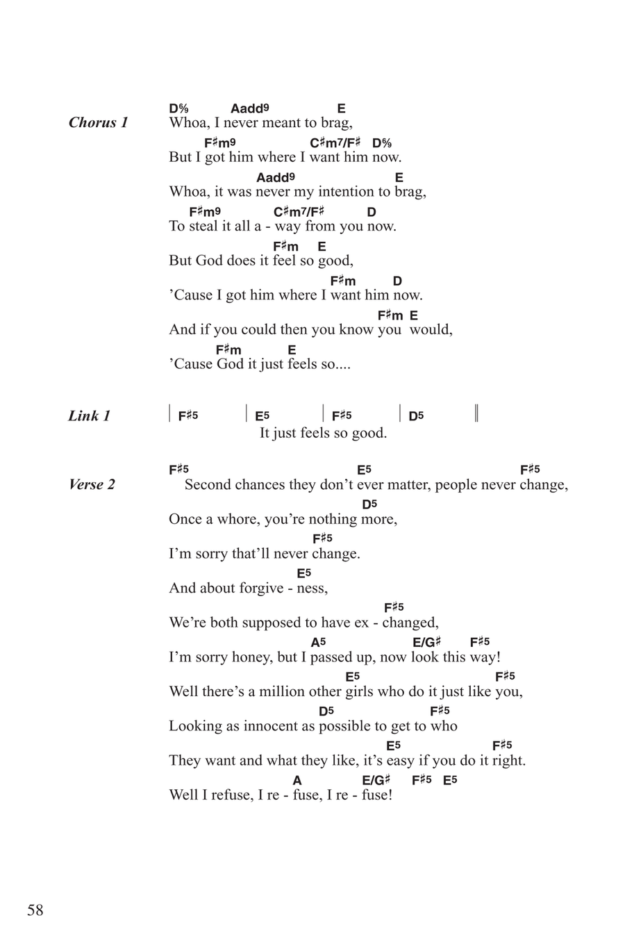 Misery Business Guitar scores gallery preview page 2