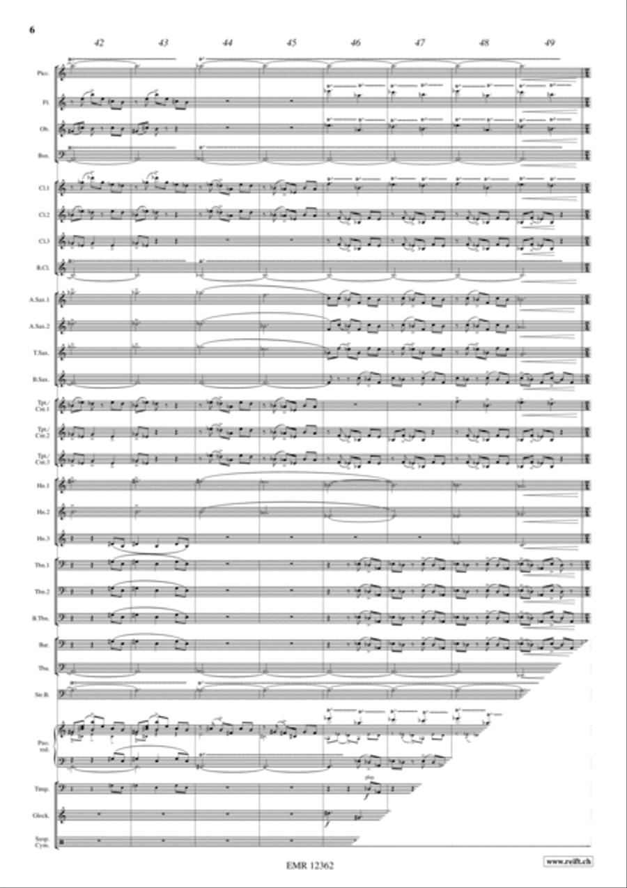 Fanfare Fanfare Concert Band scores gallery preview page 6