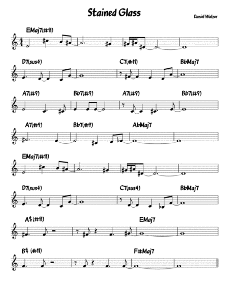 Stained Glass Small Ensemble scores gallery preview page 1