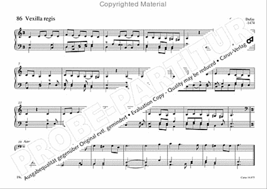 Freiburger Orgelbuch: Stammteil Organ Solo scores gallery preview page 191