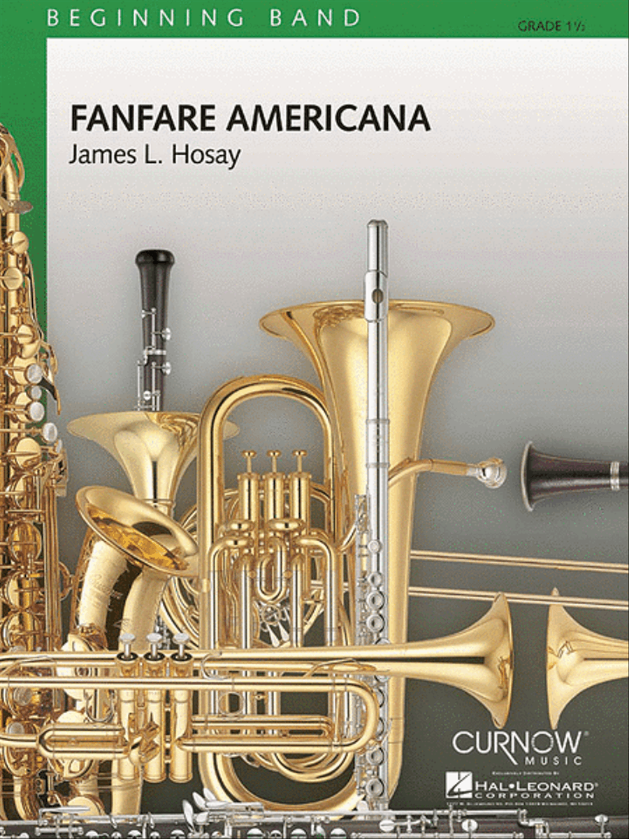 Fanfare Americana Concert Band scores gallery preview page 1