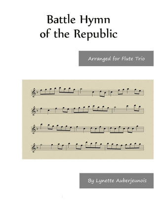 Battle Hymn of the Republic - Flute Trio