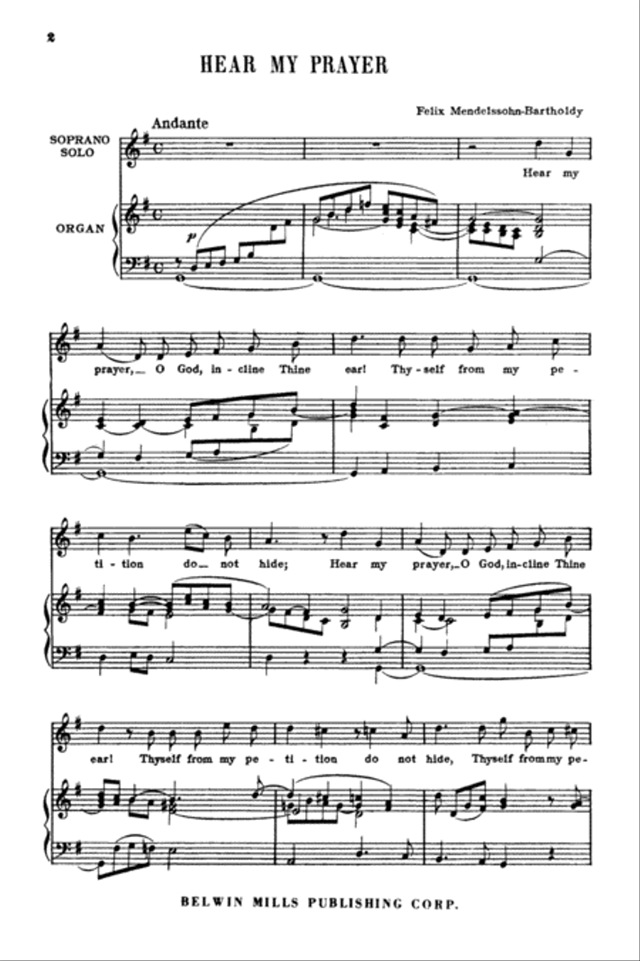 Hear My Prayer 4-Part scores gallery preview page 3