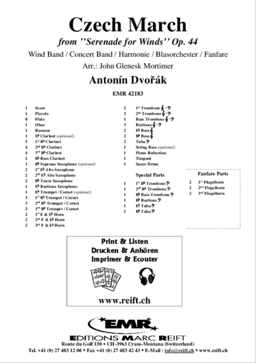 Czech March Czech March Concert Band scores gallery preview page 2