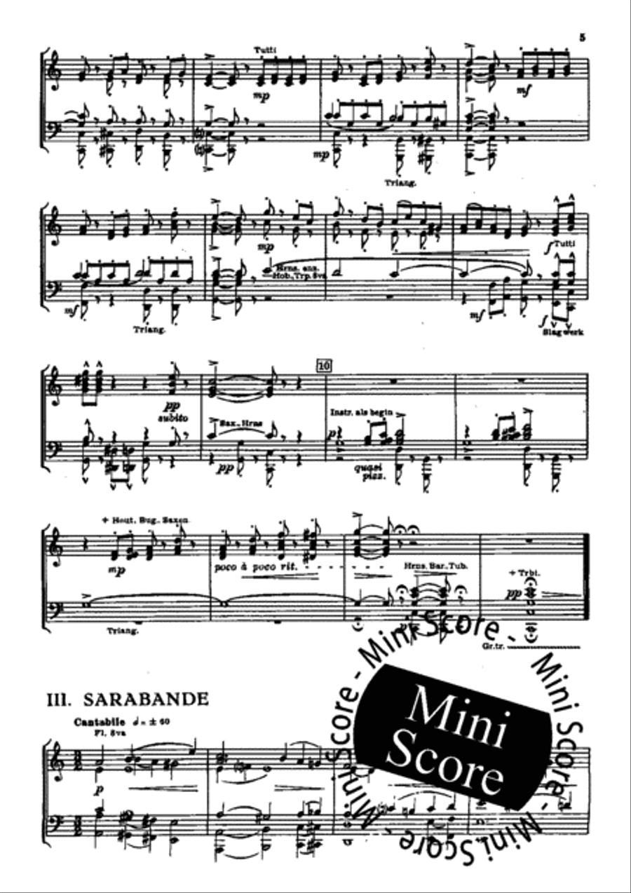 Rococo Suite Rococo Suite Concert Band scores gallery preview page 7