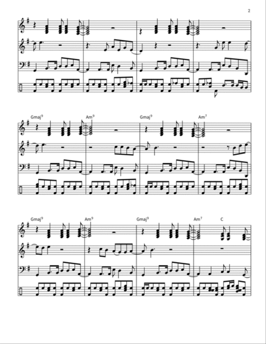 Crystal Blue Persuasion Small Ensemble scores gallery preview page 2