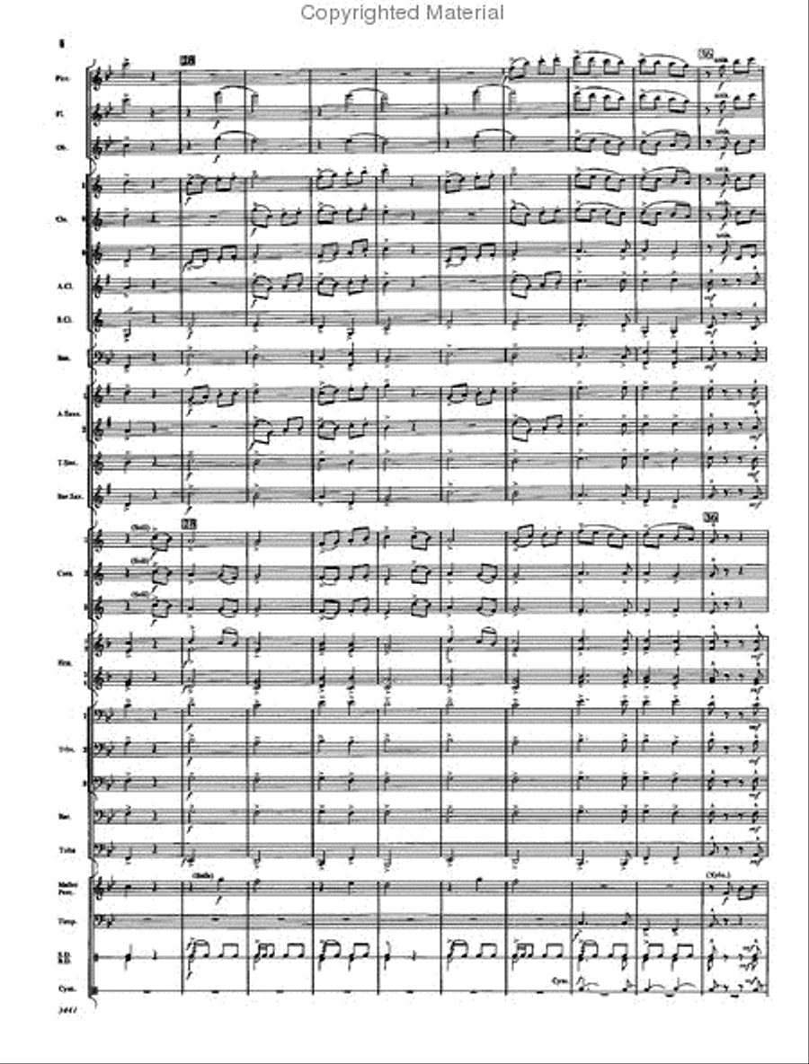 Centuria Concert Band scores gallery preview page 5