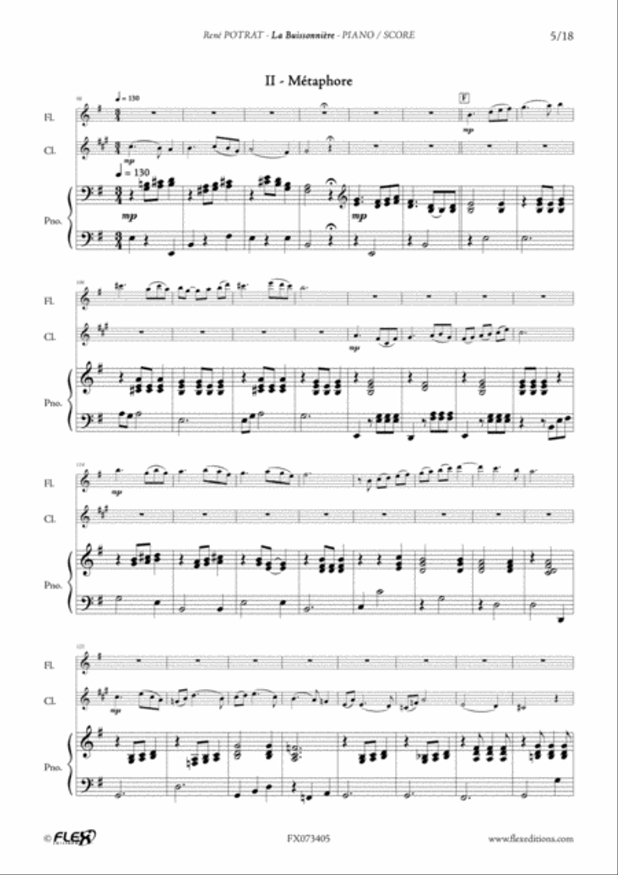 La Buissonniere La Buissonniere Clarinet scores gallery preview page 5