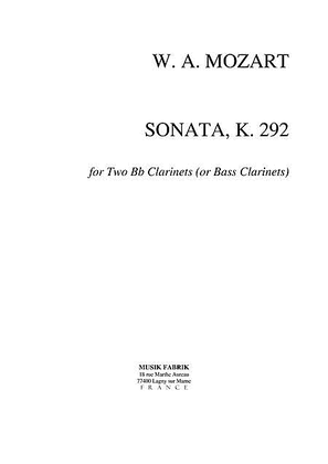 Sonate K. 292