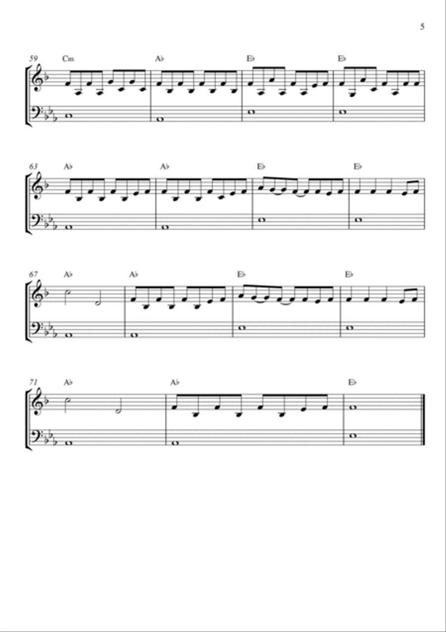 The Climb The Climb Brass Duet scores gallery preview page 5