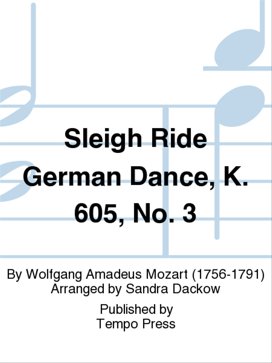 Sleigh Ride (German Dance No. 3) Orchestra scores gallery preview page 1
