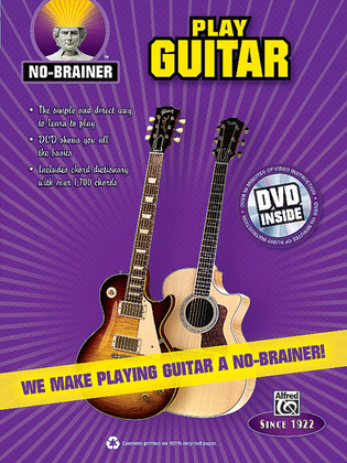Book cover for No-Brainer Play Guitar
