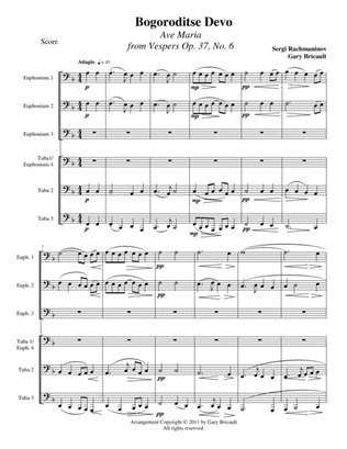 Bogoroditse Devo (Ave Maria) from Vespers Op. 37, No. 6