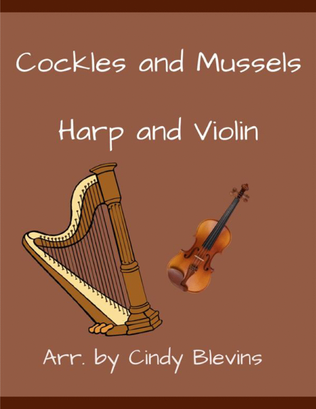 Book cover for Cockles and Mussels, for Harp and Violin