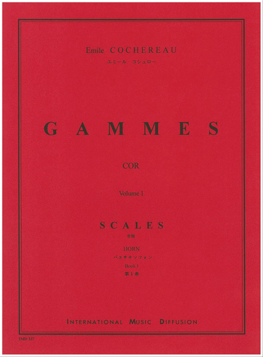 Gammes - Volume 1 Horn scores gallery preview page 1
