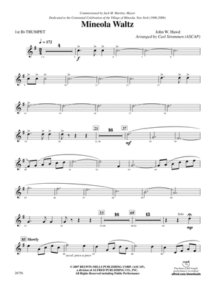 Mineola Waltz: 1st B-flat Trumpet