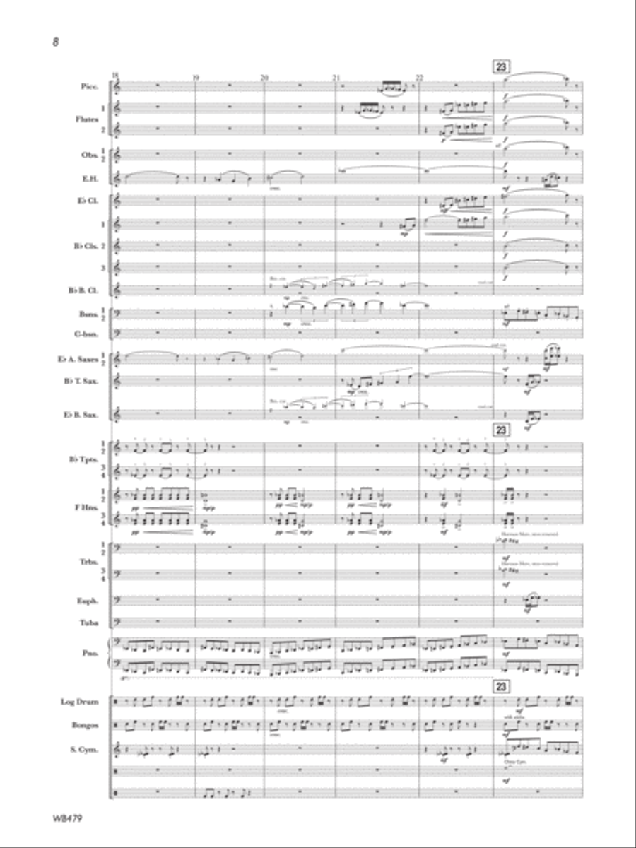A Jack Stamp Suite: Movement 5: Stamp Concert Band scores gallery preview page 6