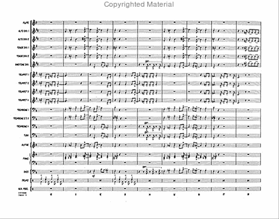 Happy (from “Despicable Me 2”) Jazz Ensemble scores gallery preview page 2
