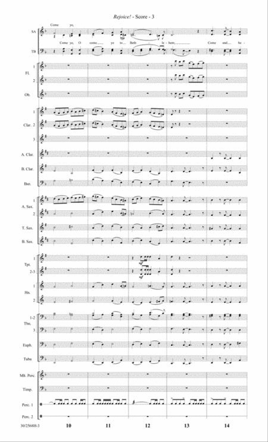 Rejoice! - Concert Band Score/Parts Concert Band scores gallery preview page 4