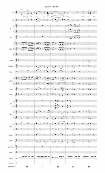 Rejoice! - Concert Band Score/Parts image number null
