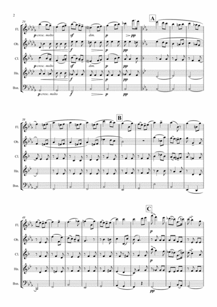 Elgar: Salut D'Amour - wind quintet image number null