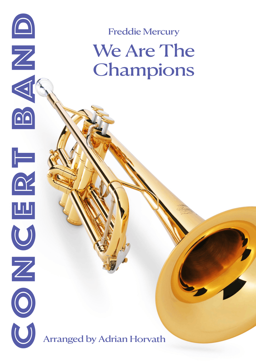 We Are The Champions Concert Band scores gallery preview page 1